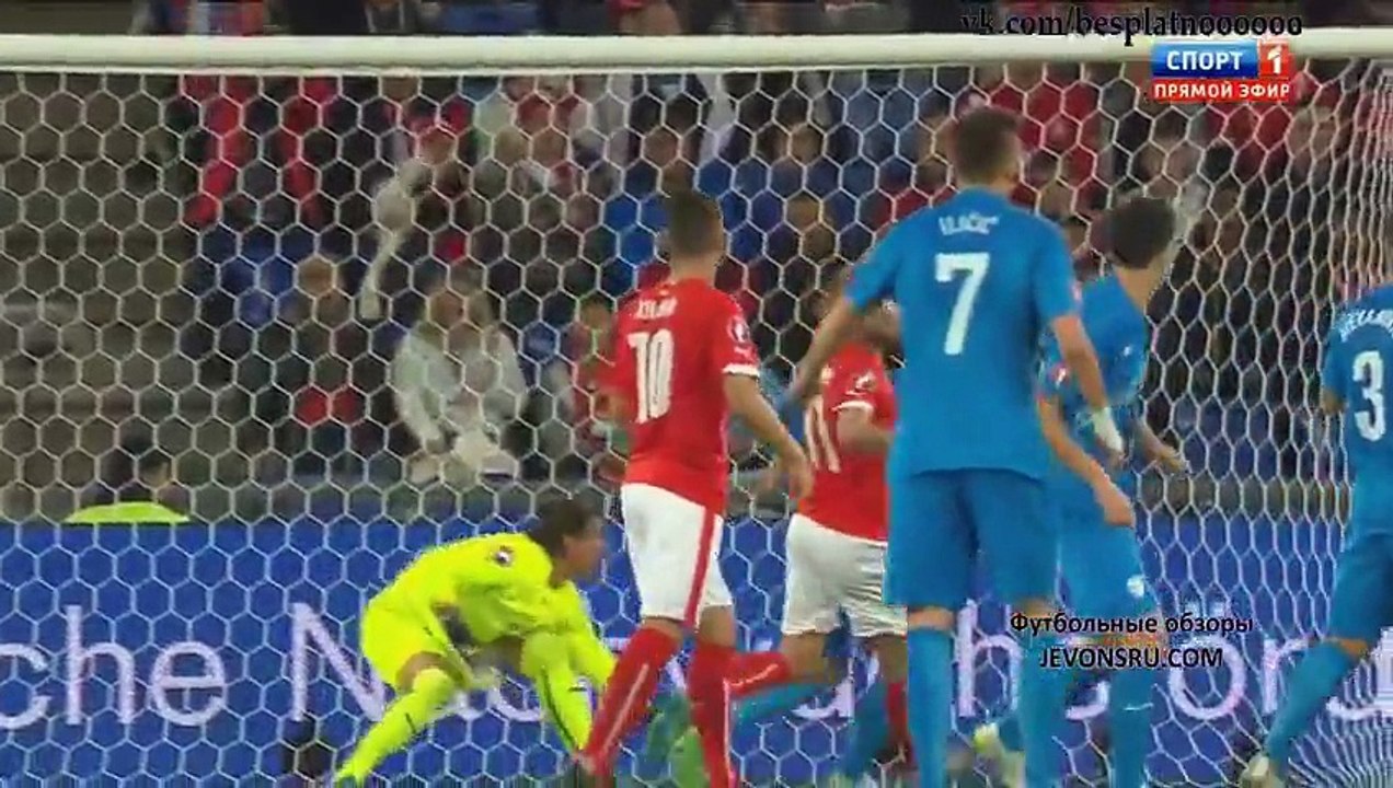 Switzerland vs Slovenia 3-2  All Goals & Full Match Highlights 05/09/2015