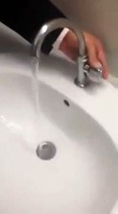 Kendini Formula 1 Aracı Sanan Musluk