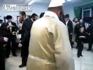 Hasidic Jewish People Dance At Home