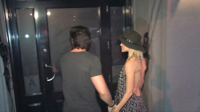 Celebrities Dine Out At Craig's Restaurant in West Hollywood