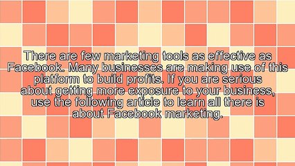 Searching For Tips On Facebook Marketing? Check These Out!