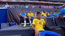 Neymar benched as Hulk makes Brazil smile again