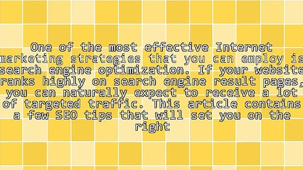 Search Engine Optimization Advice That Is Easy To Follow