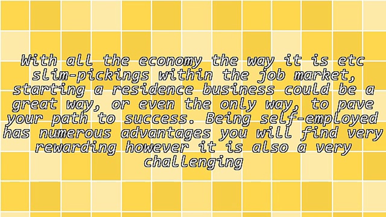 Have Success Working At Home With This Advice