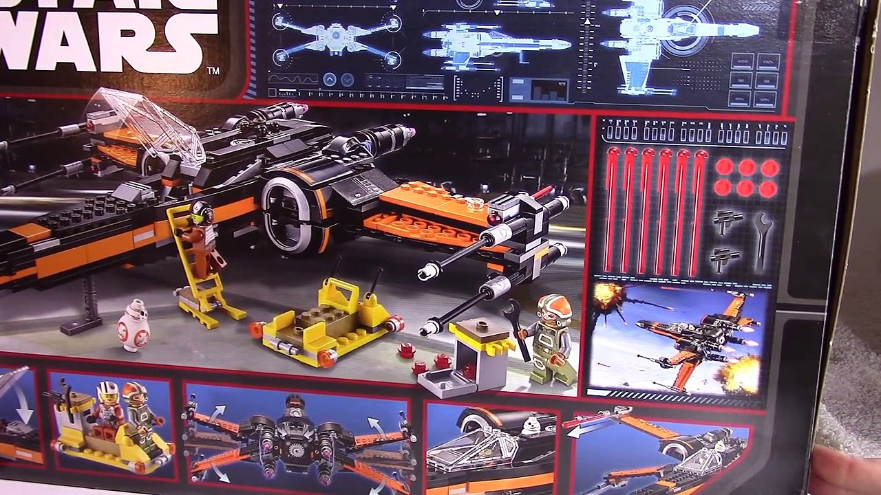 Lego star wars Poe's X-wing Fighter # 75102 the force Awakens Episode 7 Unboxing & Review