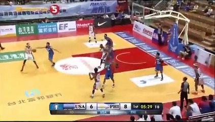 Gilas Pilipinas vs USA-Select 1st Quarter September 5 2015 Jones Cup 2015