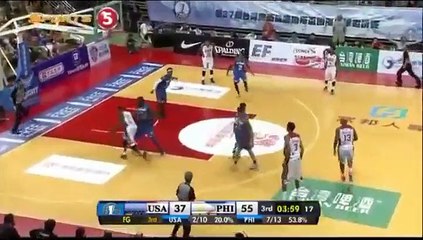 Gilas Pilipinas vs USA-Select 3rd Quarter September 5 2015 Jones Cup 2015