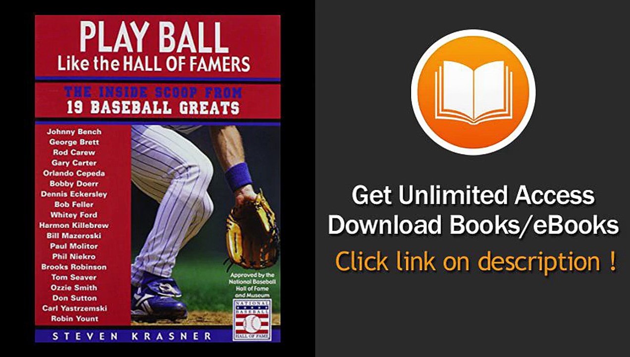 Play Ball Like the Hall Of Famers -  [ PDF ]