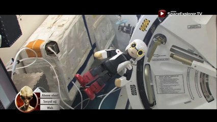 Robot astronot Kirobo dünyaya döndü
