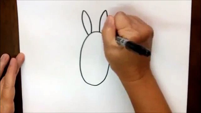 How to Draw a Bunny Rabbit Step by Step Easy Cartoon Tutorial
