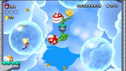 New Super Mario Bros U Nubes de Merengue Parte 4 de 5