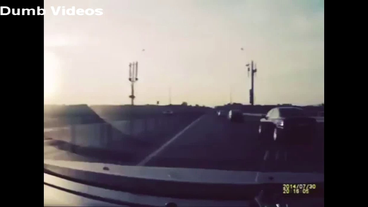 Lucky guy in motorcycle. Spiderman is real !!!