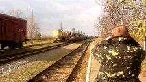 Ukrainian Military Train. Donetsk region 19.11.2014