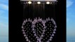 Modern Glass Heart Shade Crystal Ceiling Light Pendant Lamp Lighting Chandelier