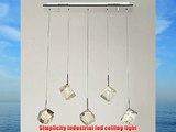 Modern Luxury Flush Mount Crystal Chandelier Fixture Ceiling Pendant Lamp Lighting