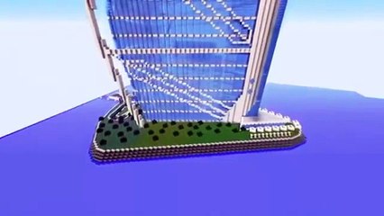 Burj Al Arab 7 Star Hotel Minecraft