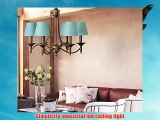 Vintage Industrial DIY Copper Ceiling Lamp Light Blue 6 ways Glass Pendant Lighting Bulb