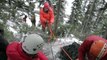 Ski Jumping Crashes # Ski Patrol   Rope Rescue Training   Sunshine Village