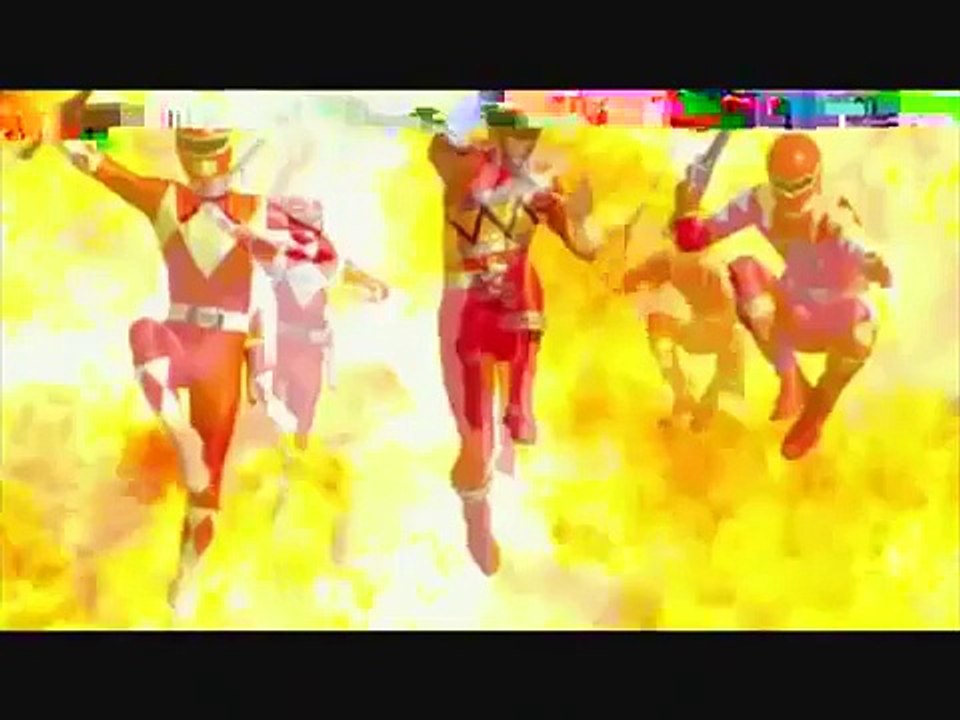 Peter Griffin Watches the Opening Of Power Rangers Dino Charge Team Up Episode