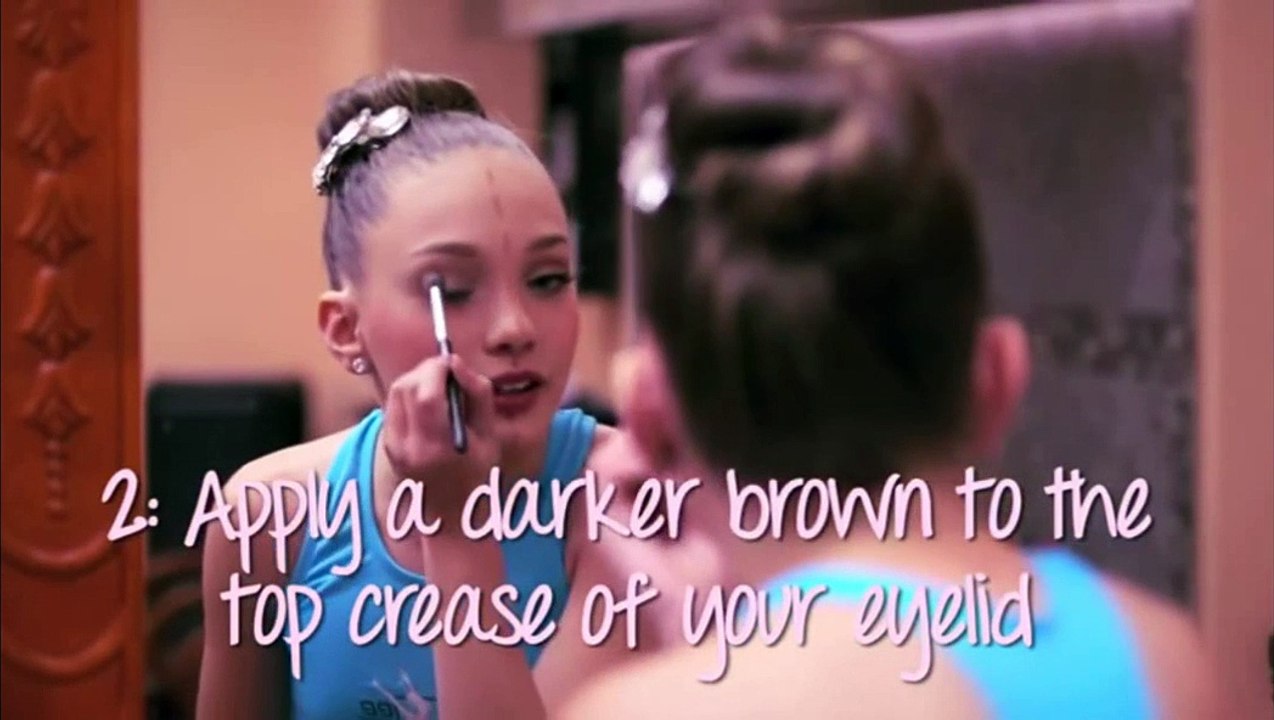 Maddie Zieglers Makeup Tutorial ABBY LEE DANCE SECRETS APP VIDEO Pink