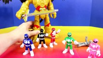 Mighty Morphin Power Rangers Legacy White Tigerzord Saves Imaginext Power Rangers From Rita Repulsa