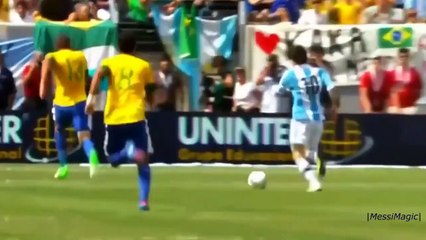 Lionel Messi  All 5 Goals vs Brazil [2005-2014] HD