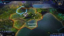 SweetFX enabled in   Sid Meiers Civilization Beyond Earth   gameplay PC  Improved graphics mod  POWN