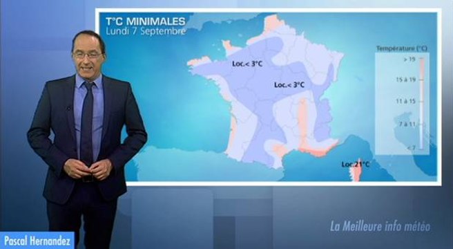 Grande fraîcheur lundi matin