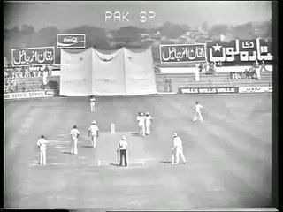 Kapil Dev's 1st over in test cricket Pakistan vs India 1978-79
