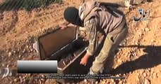 This ISIL's member showing the US Airdrop with no left fingers
