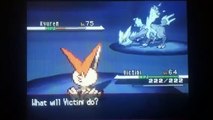 Catching Kyurem with a Pokéball in Pokemon White (English)!!!!