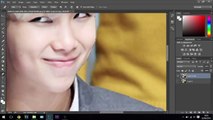 [photoshop] kpop edit tutorial - effect #2 - outline effect (requested)