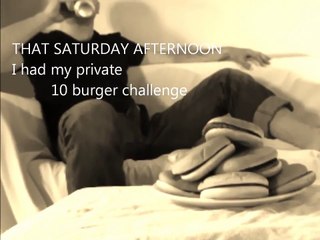 10 BURGER CHALLENGE & XL SUSHI BOX  [music P. Mottram]