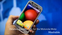 Motorola Moto E Specifications