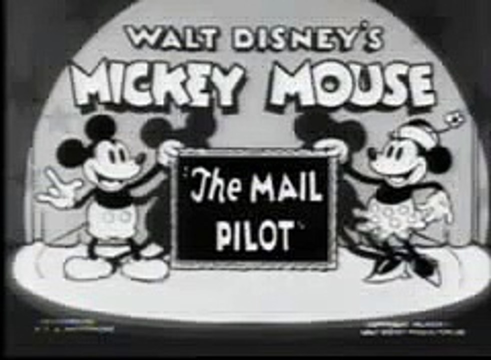 Mickey Mouse 1933 The Mail Pilot
