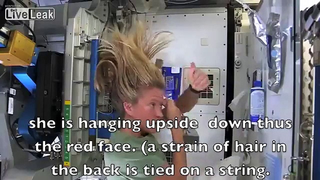 The International Space Station (ISS) Hoax - Space Hair?
