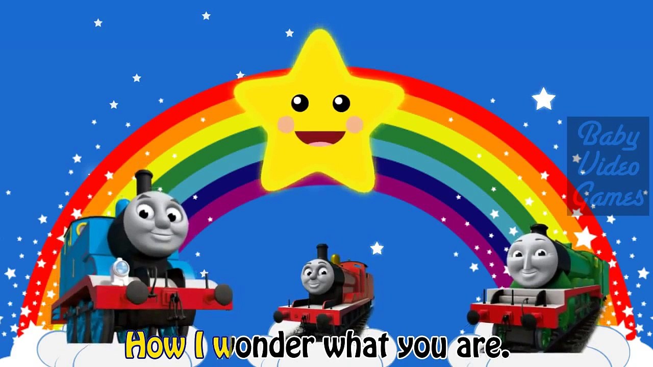 Twinkle Twinkle Little Star Cartoon Thomas and Friends Nursery Rhymes Thomas the Train Car