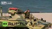 Russia: Military officers compete in military vehicle fighting competition