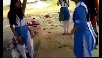 School girls on fire in Live Public