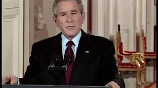 Bush Thumping Election Day Speech