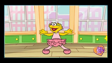 Sesame Street Zoe's Dance Moves Cartoon Animation PBS Kids Game Play Walkthrough