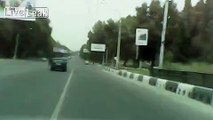 Traffic collision. Tajikistan, Dushanbe.