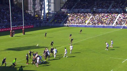 TOP 14 - La Rochelle - Brive  : 21-18 - ESSAI Pierre AGUILLON (LAR) - Saison 2015/2016