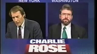 Gerry Adams on Charlie Rose (USA) - 1995 part 1