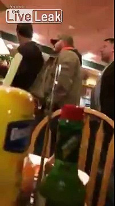 Restaurant Worker Fights Teenagers