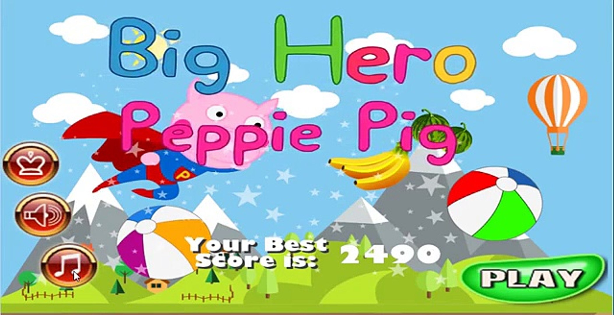 ⁣Peppa pig game for kids 2015 Hero Peppa pig Peppa pig  english Peppa pig español