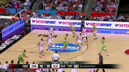 Hezonja Slam Dunk   Croatia vs  Slovenia   EuroBasket 2015