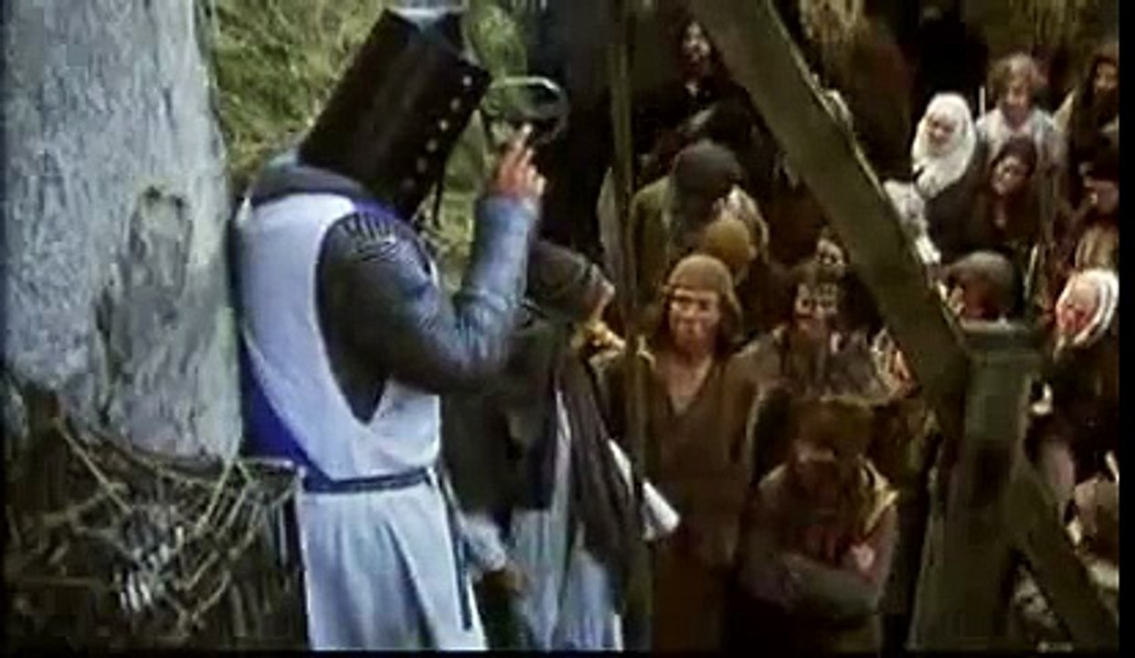 Es un bruja. Escena de Monty Python and the Holy Grail