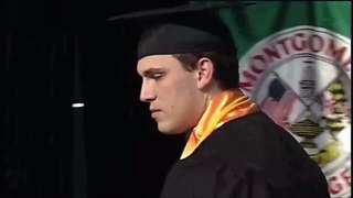 Marine speaks at Montgomery College graduation