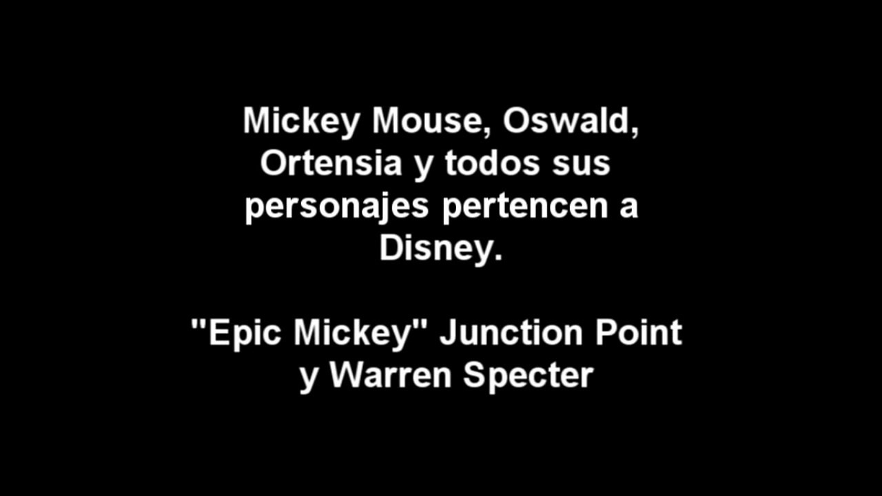Epic Mickey - La Historia de Oswald [Comicdub Español Latino]